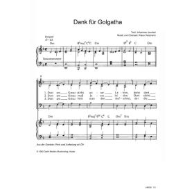 Produktbild des Artikels Noten - Download Dank für Golgatha