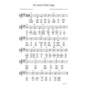 Produktbild des Artikels Noten - Download Du meine Seele singe