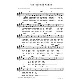 Produktbild des Artikels Herr, in deinem Namen (Noten - Download)