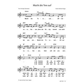 Produktbild des Artikels Noten - Download Macht die Tore auf