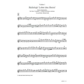 Produktbild des Artikels Noten - Download Halleluja! Lobet den Herrn (Violine 1)