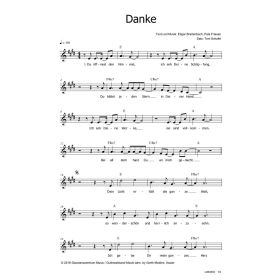 Produktbild des Artikels Noten - Download Danke