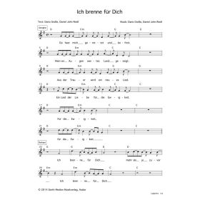 Produktbild des Artikels Ich brenne für dich (Noten - Download)
