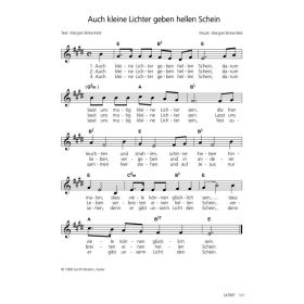 Produktbild des Artikels Auch kleine Lichter geben hellen Schein (Noten - Download)