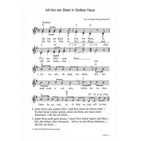 Produktbild des Artikels Noten - Download Ich bin ein Stein in Gottes Haus