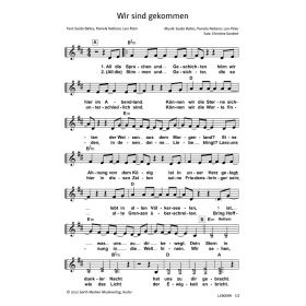 Produktbild des Artikels Noten - Download Wir sind gekommen