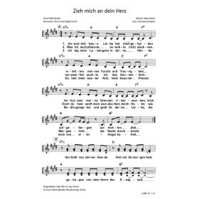 Produktbild des Artikels Noten - Download Zieh mich an Dein Herz / Take me to Your heart