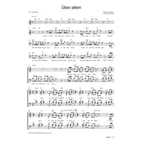 Produktbild des Artikels Noten - Download Über allem