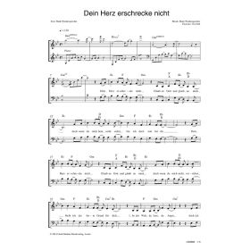 Produktbild des Artikels Noten - Download Dein Herz erschrecke nicht