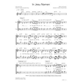 Produktbild des Artikels In Jesu Name / In Jesus Namen (Noten - Download)