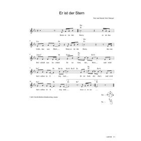 Produktbild des Artikels Noten - Download Er ist der Stern