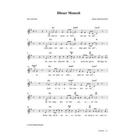 Produktbild des Artikels Noten - Download Dieser Mensch