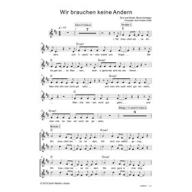 Produktbild des Artikels Noten - Download Wir brauchen keine Andern