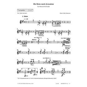 Produktbild des Artikels Die Reise nach Jerusalem (TROMPETE 1+2 in C) (Noten - Download)