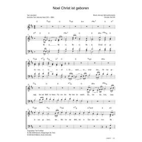 Produktbild des Artikels Noten - Download Noel Christ ist geboren / The First Noel