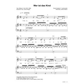 Produktbild des Artikels Noten - Download Wer ist das Kind / What Child Is This