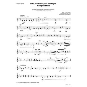 Produktbild des Artikels Noten - Download Lobe den Herren, den mächtigen König der Ehren