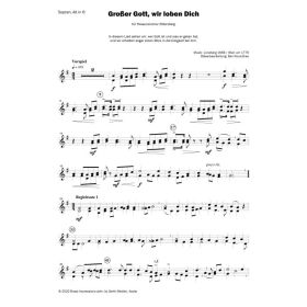 Produktbild des Artikels Noten - Download Großer Gott, wir loben dich