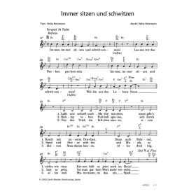 Produktbild des Artikels Noten - Download Immer sitzen und schwitzen