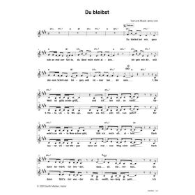 Produktbild des Artikels Noten - Download Du bleibst