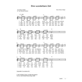 Produktbild des Artikels Noten - Download Eine wunderbare Zeit