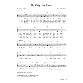 Produktbild des Artikels Noten - Download Ein König ohne Krone