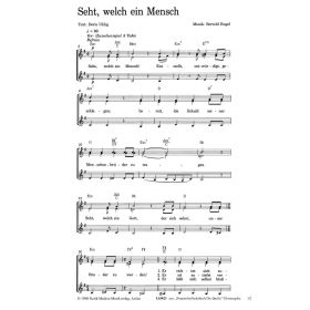 Produktbild des Artikels Noten - Download Seht, welch ein Mensch