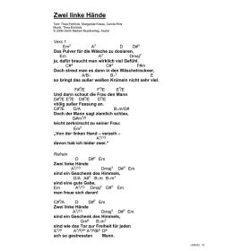Produktbild des Artikels Noten - Download Zwei linke Hände