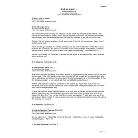 Produktbild des Artikels Noten - Download Und er rennt ... (Liedtexte)
