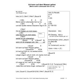Produktbild des Artikels Ich kann auf dem Wasser gehen (Noten - Download)