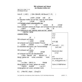 Produktbild des Artikels Wir schauen auf Jesus (Noten - Download)