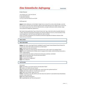 Produktbild des Artikels Noten - Download Eine himmlische Aufregung (Szenentexte)