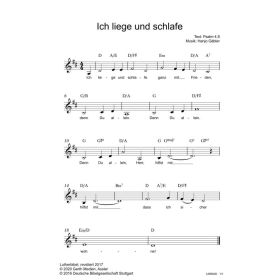 Produktbild des Artikels Noten - Download Ich liege und schlafe