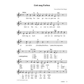 Produktbild des Artikels Noten - Download Gott mag Farben
