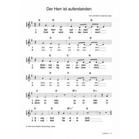 Produktbild des Artikels Noten - Download Der Herr ist auferstanden