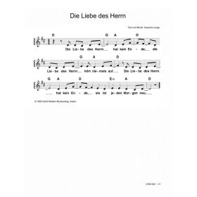 Produktbild des Artikels Noten - Download Die Liebe des Herrn