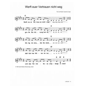 Produktbild des Artikels Noten - Download Werft euer Vertrauen nicht weg