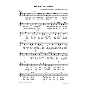 Produktbild des Artikels Noten - Download Wir sind gekommen