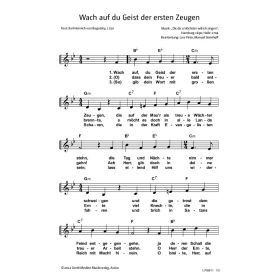 Produktbild des Artikels Noten - Download Wach auf, du Geist der ersten Zeugen