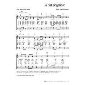 Produktbild des Artikels Noten - Download Du bist eingeladen