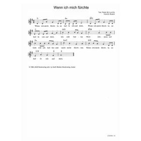 Produktbild des Artikels Noten - Download Wenn ich mich fürchte