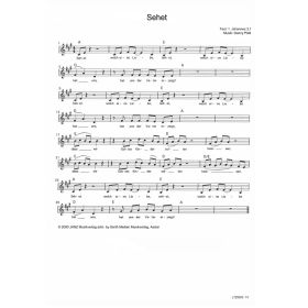 Produktbild des Artikels Noten - Download Sehet