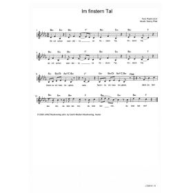 Produktbild des Artikels Im finstern Tal (Noten - Download)