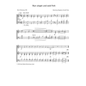 Produktbild des Artikels Noten - Download Nun singet und seid froh
