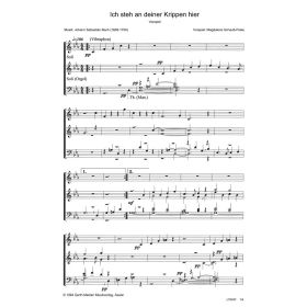 Produktbild des Artikels Noten - Download Ich steh an deiner Krippen hier