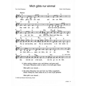 Produktbild des Artikels Noten - Download Mich gibts nur einmal