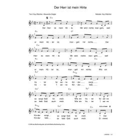 Produktbild des Artikels Noten - Download Der Herr ist mein Hirte