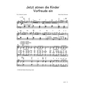 Produktbild des Artikels Jetzt atmen die Kinder Vorfreude ein (Noten - Download)