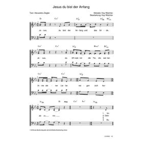 Produktbild des Artikels Noten - Download Jesus, du bist der Anfang