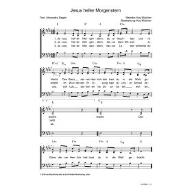 Produktbild des Artikels Noten - Download Jesus, heller Morgenstern